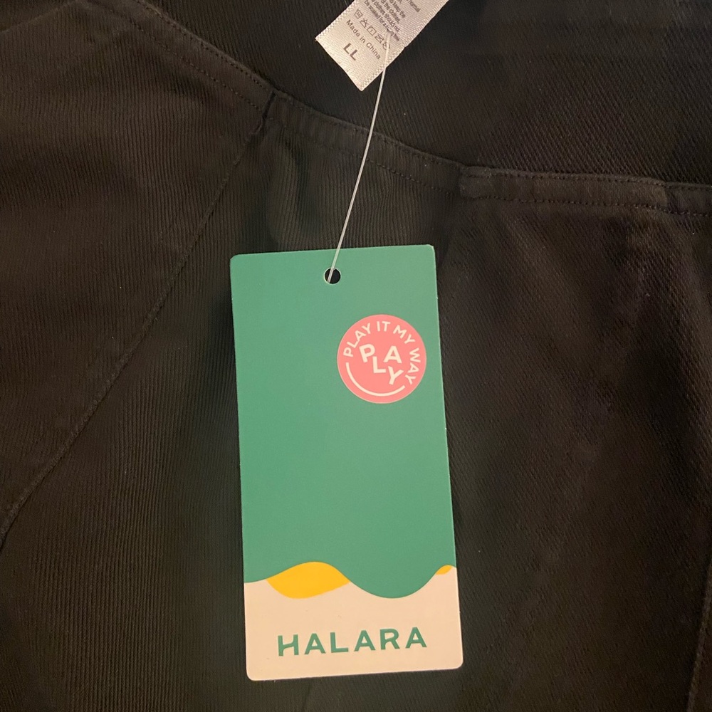 Halara Black Cotton Pull-on Cargo Pant - Picture 5 of 6